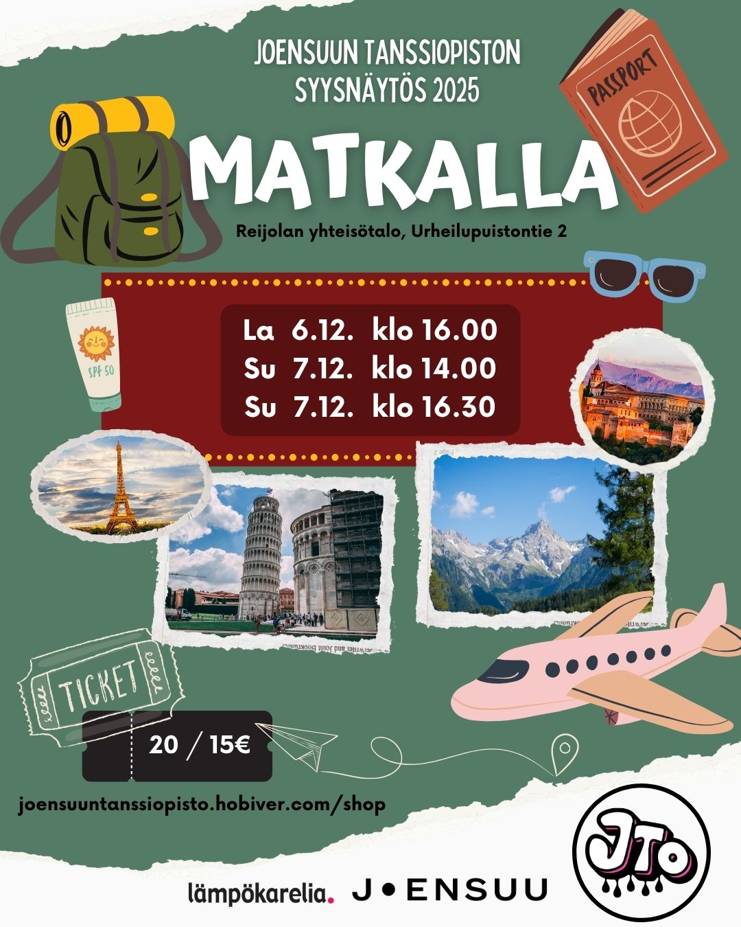 La & Su 6.-7.12.2025 syysnäytös ”MATKALLA”