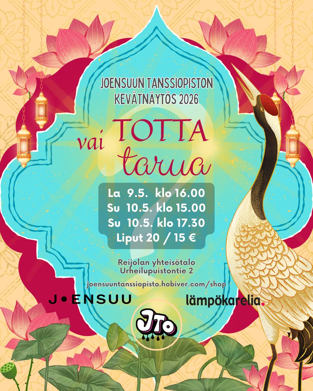 La & Su 9.-10.5.2026 kevätnäytös ”TOTTA VAI TARUA”